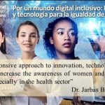 PAHO calls for the participation of women in digital transformation to improve health and equality 