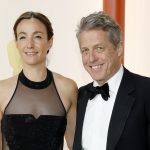 Hugh Grant’s awkward Oscars red carpet interview is going viral