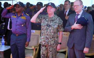 US 6th Fleet commander in Nigeria, celebrates opening ceremony of Exercise Obangame Express 23