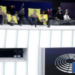 Pro-Kurdish protest briefly suspends EU Parliament plenary