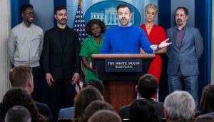 â€˜Ted Lassoâ€™ actors visit White House to promote mental health