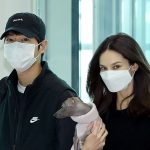 Song Joong Ki And His Wife Katy Louise Saunders Greet Fans On Their Way To Europe For “My Name Is Loh Kiwan” Filming