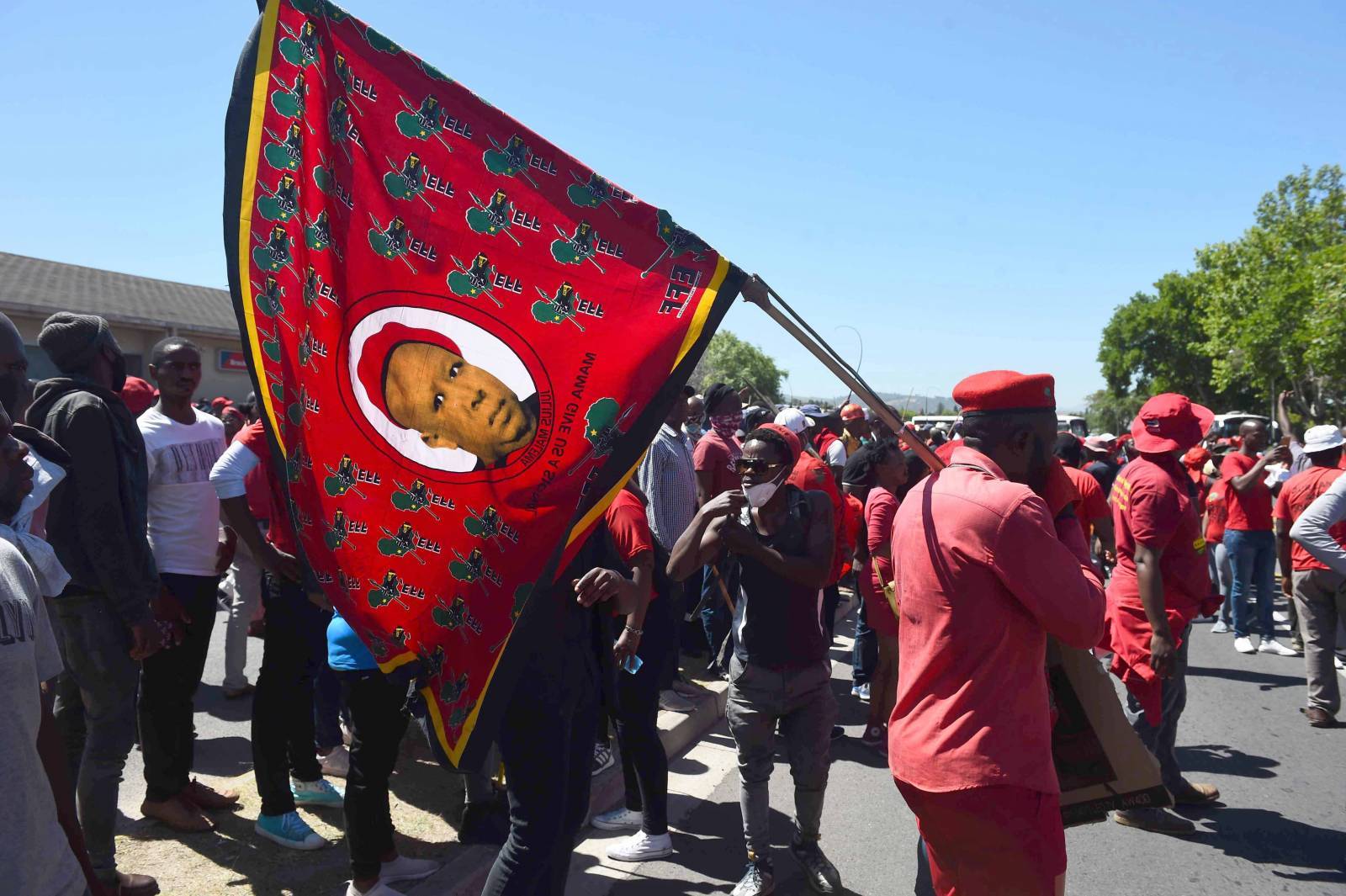 Ramaphosa says the EFF abused rights by ‘compelling’ people to protest