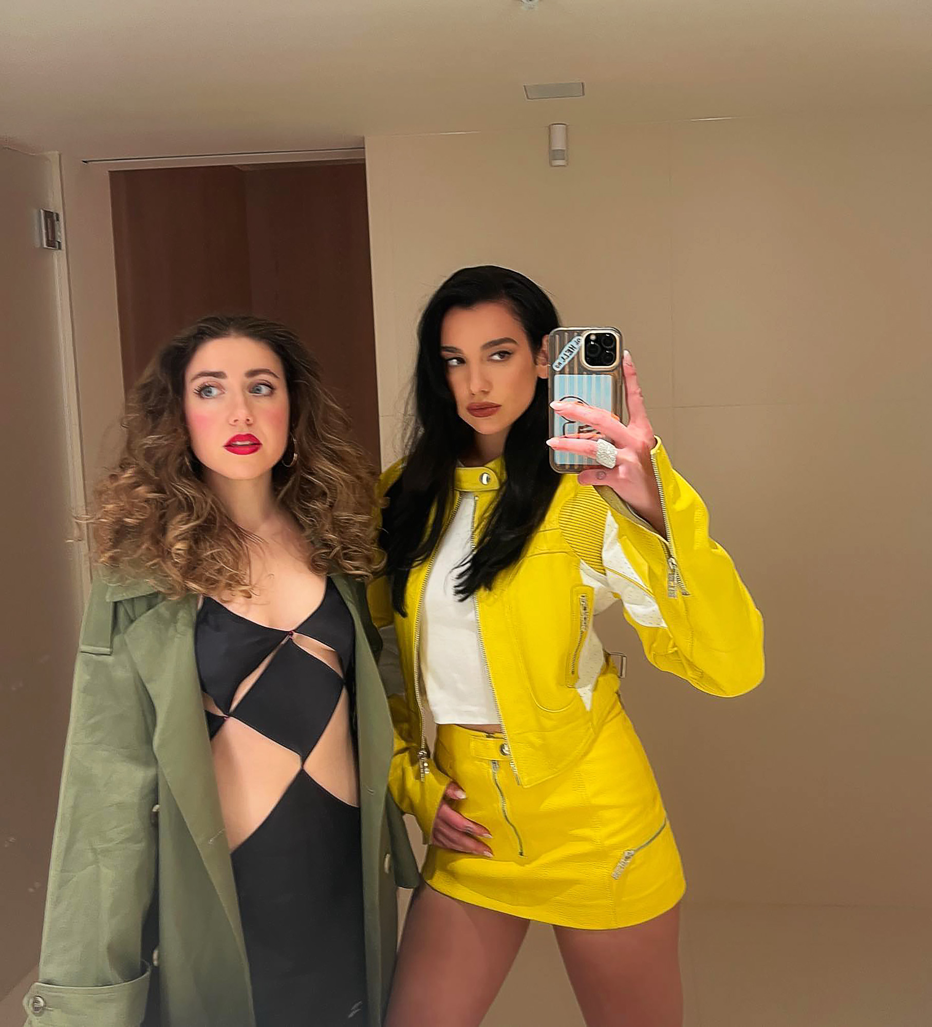 Aye-Aye, Captain! Dua Lipa Sports SpongeBob Moto Jacket: Photo