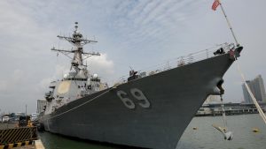 China says it warned US warship to leave S. China Sea, US denies claims