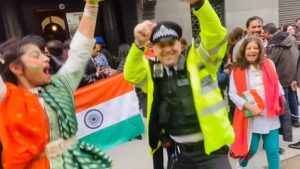 UK cop joins solidarity show after Khalistani attack on Indian mission in London