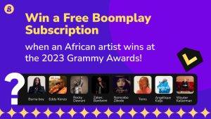 Boomplay to celebrate African Music Excellence at the 65th Grammys with free subscription