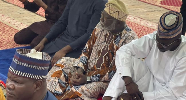 CJN Ariwoola spotted in Abuja mosque following claims of sighting in London