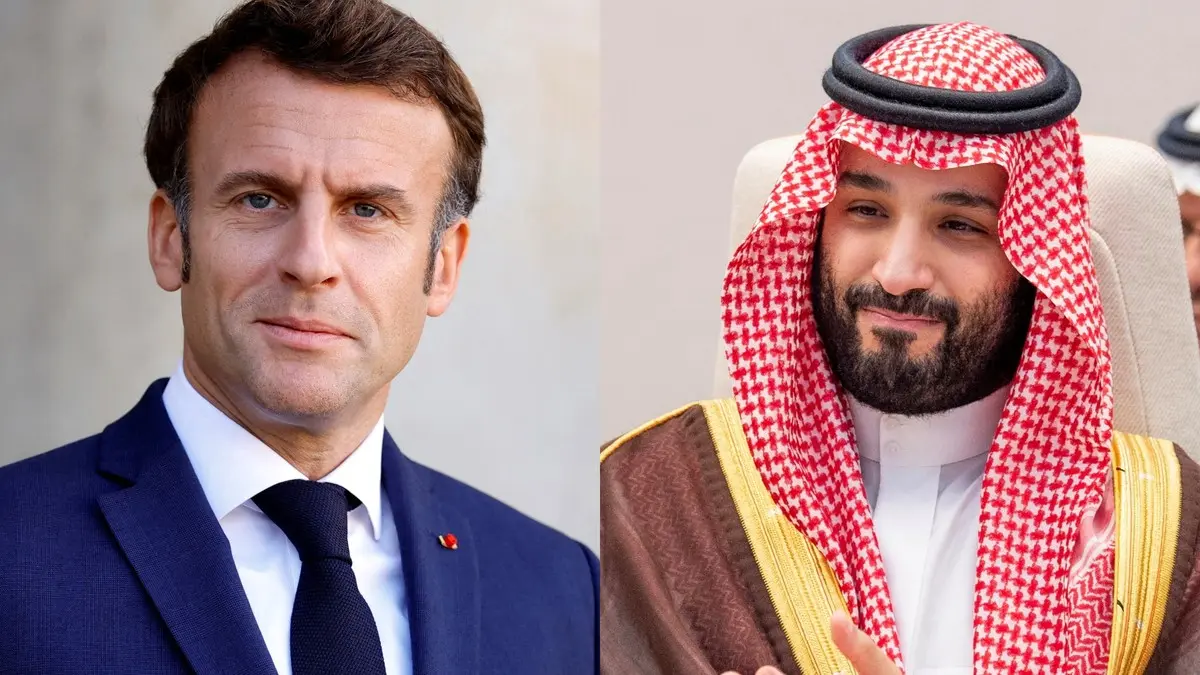 Saudi Crown Prince receives a phone call from the French President