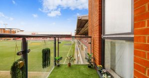 This London apartment is basically inside a soccer stadium