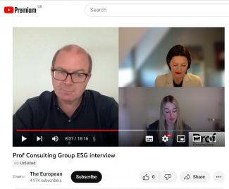 THE EUROPEAN INTERVIEW: How to be authentic in ESG and win customers