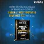 Occams Gets Awarded on the Fortunes America’s Most Innovative Companies 2023 List