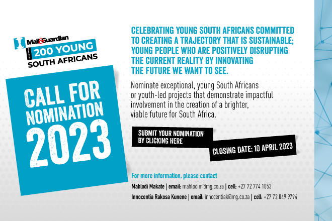 Call for nominations | 200 Young South Africans