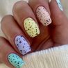 This speckled Mini Egg manicure is exactly what your nails need this Easter