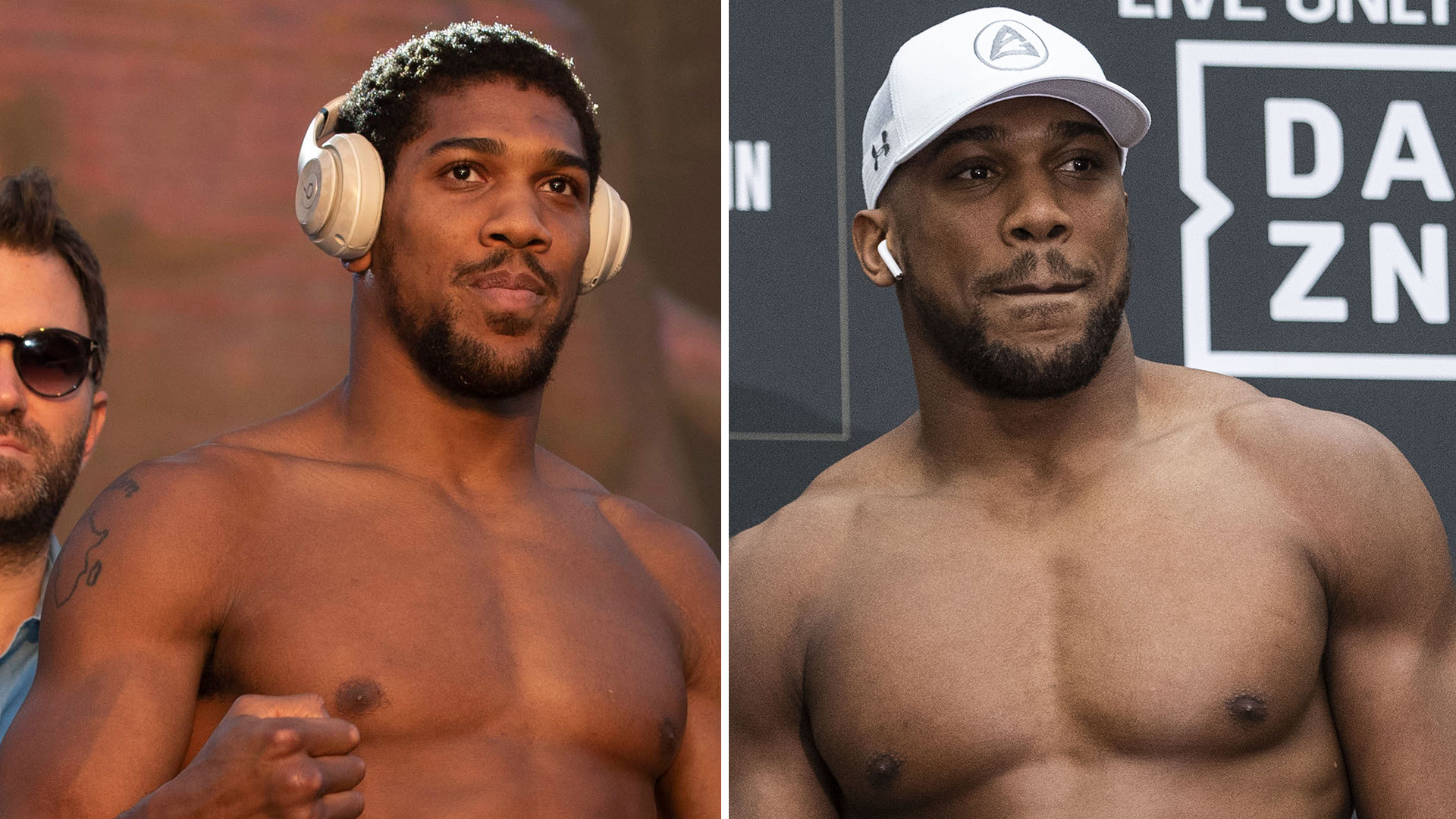 Anthony Joshua’s amazing body transformation over the years revealed in pics as he adds nearly a STONE to face Franklin