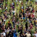 Filipino Catholics mark Palm Sunday praying for Pope Francis’ health as pontiff battles through Mass in Rome