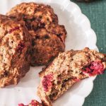 Banana and Raspberry Cookies