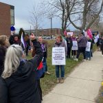 ‘Overwhelmed, tired, exhausted’: CUPE workers rally outside London school board amid talk delays