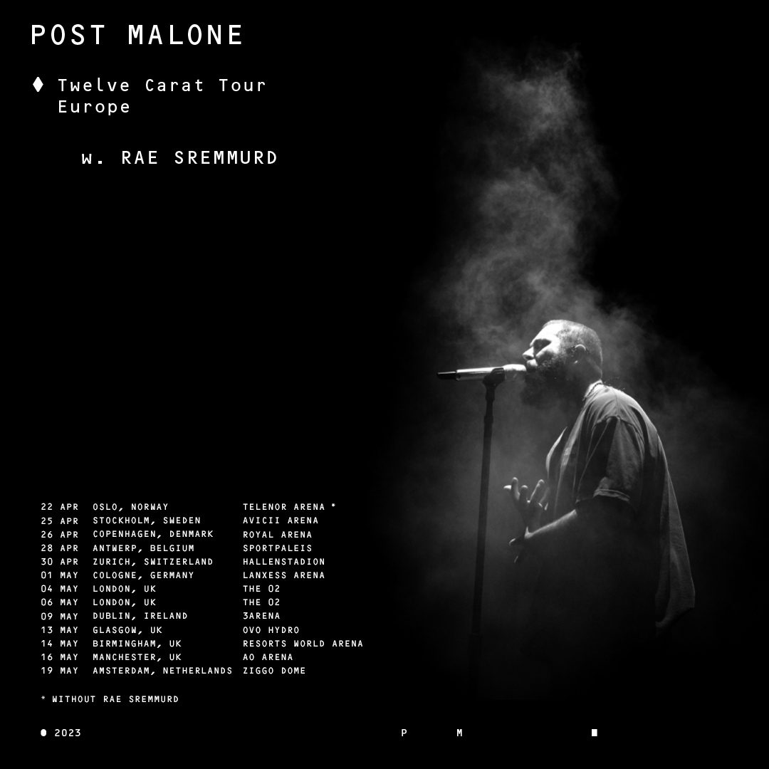 Live Preview: Post Malone Announces European ‘Twelve Carat’ Tour Dates