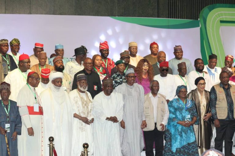 2023: Tinubu, Obi, Atiku present as presidential candidates sign peace accord in Abuja (Photos)