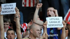 That takes some bottle/integrity for Sunderland fans when it comes to Newcastle United