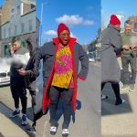 Destiny Etiko Misbehaves In London, Begs Oyibo Men For Cigar Over Intense Cold [Video]