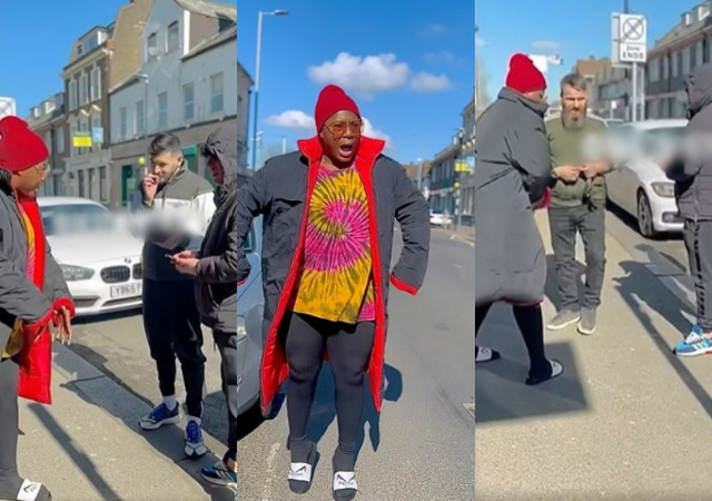 Destiny Etiko Misbehaves In London, Begs Oyibo Men For Cigar Over Intense Cold [Video]