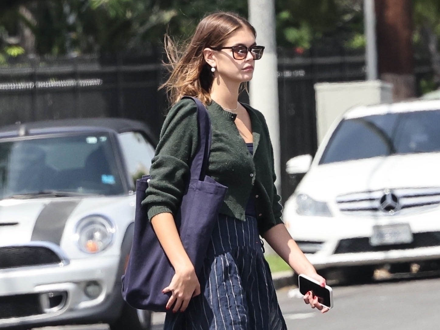 Kaia Gerber Steps Out In the Breakout Sneakers of Summer