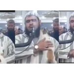 Cat Jumps on a Man Leading Prayer in Mosque Live on Air, Videos Goes Viral