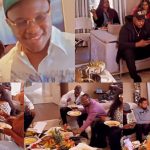 Destiny Etiko, Nosa Rex, Etinosa Idemudia, others storm Pastor Tobi Adegboyega’s house in London (Video)