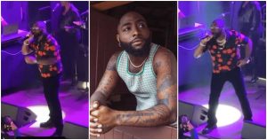 See the new dance that Davido did at his concert that’s trending online