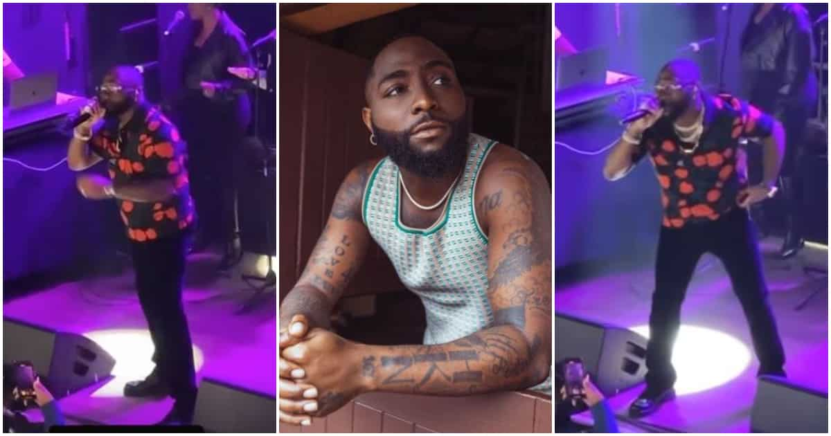 See the new dance that Davido did at his concert that’s trending online