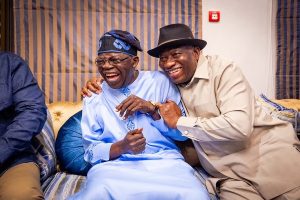 2023 Elections: Goodluck Jonathan Leads ECOWAS Monitoring Team To Tinubu [Photos]