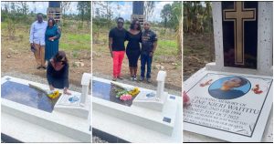 Trending: Maureen Waititu Emotional as She Visits Younger Sister’s Graveyard