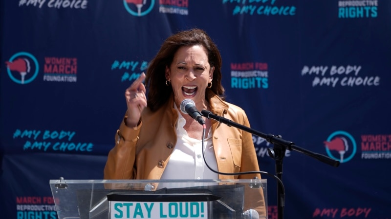 US Vice President Harris Speaks at Abortion Rights Rally