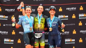 Heartbreak for Mathieux after DQ knocks her off IRONMAN SA podium