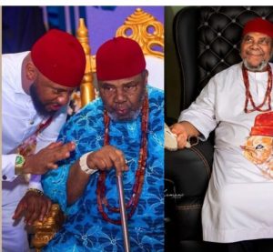 The lion of Africa! Actor Yul Edochie hails his father, Pete Edochie on his 76th birthday