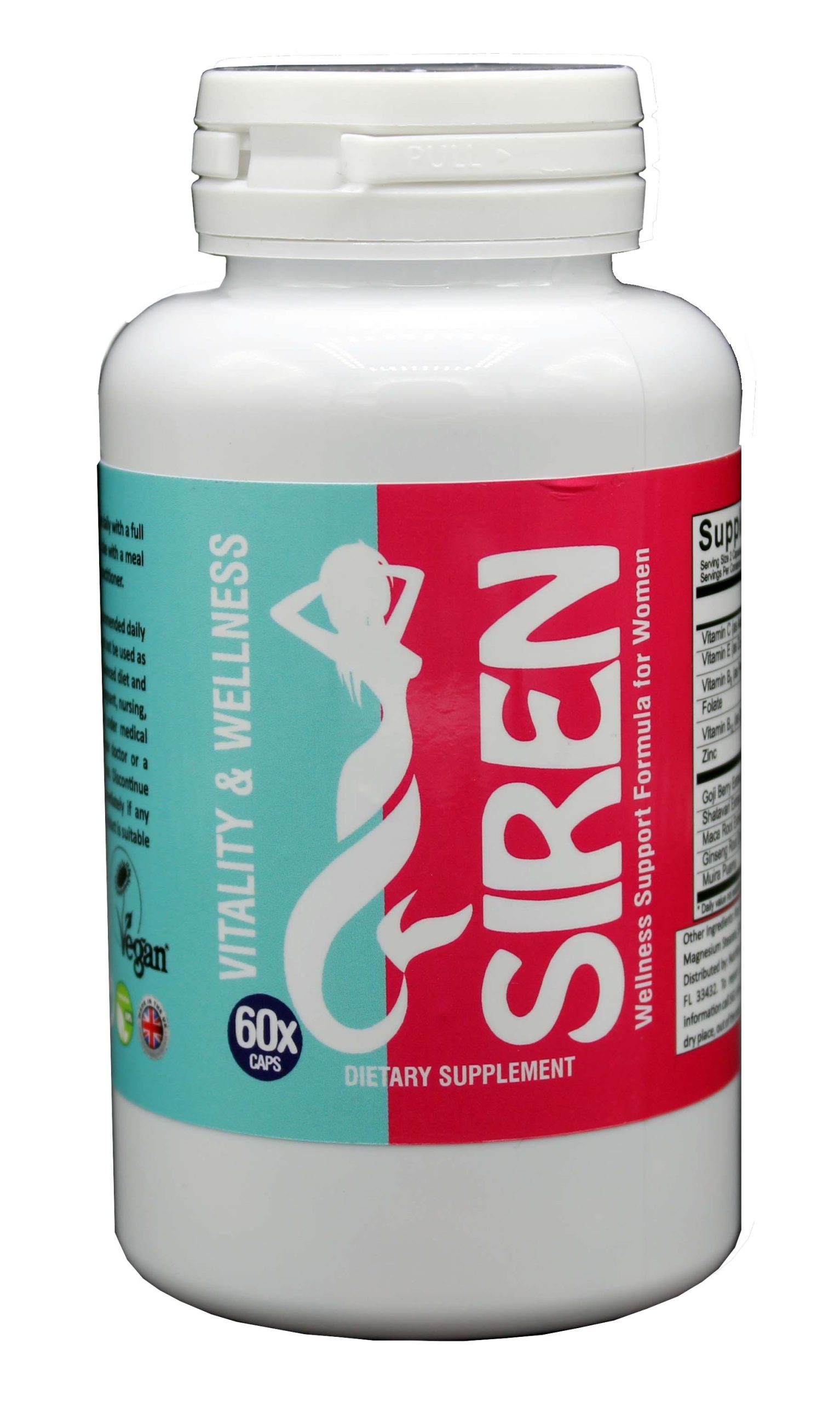 SIREN Living’s Vitality & Wellness Dietary Supplement Developed Just for Women