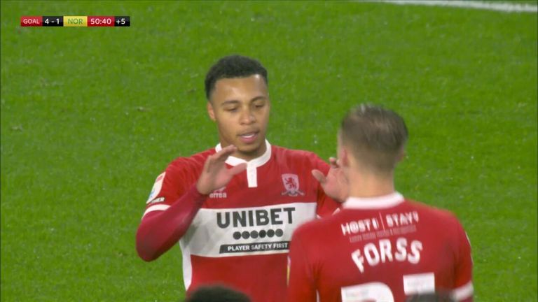 Cameron Archer grabs his second as Middlesbrough are in cruise control against Norwich | Video | Watch TV Show | Sky Sports