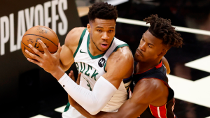 ‘Void Giannis’ trending: NBA bettors protesting Giannis Antetokounmpo player props after Bucks star leaves NBA Playoffs Game 1 vs. Heat with a back injury