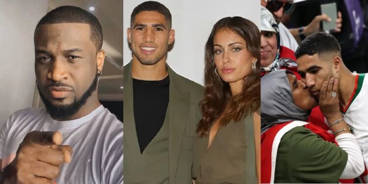 Married Dad-Of-2, Peter Okoye Weighs In On Footballer Hakimi’s Divorce Saga