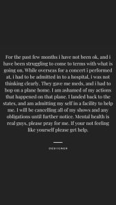 Desiigner checks into mental health facility after allegedly exposing himself on plane