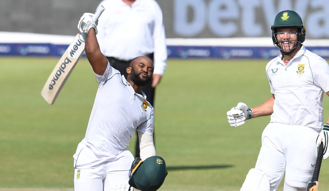 MAKING HISTORY: Temba Bavuma scores historic second Test-match century against West Indies