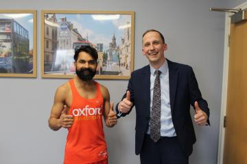 Bus driver trains at midnight before his shift to run London Marathon