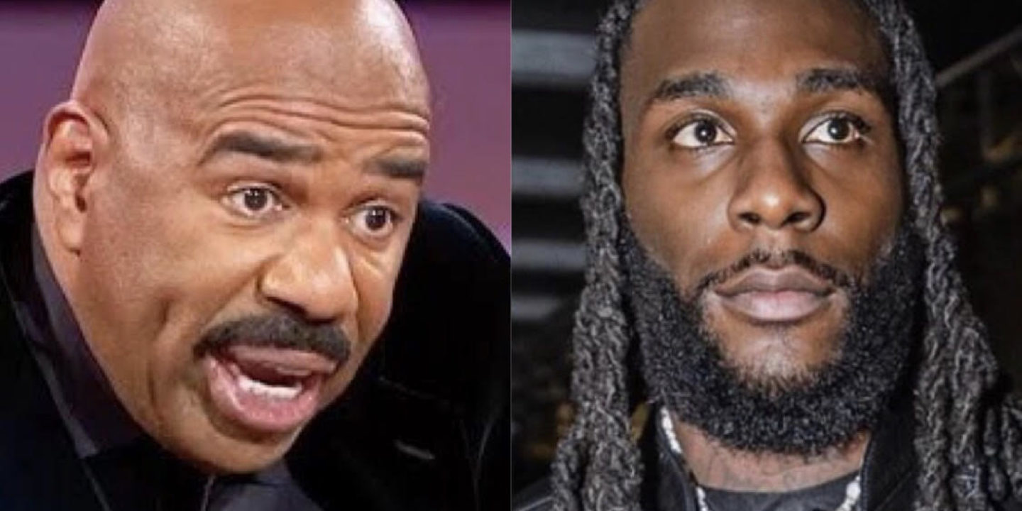 Steve Harvey Speaks On America “Stealing” From Burna Boy