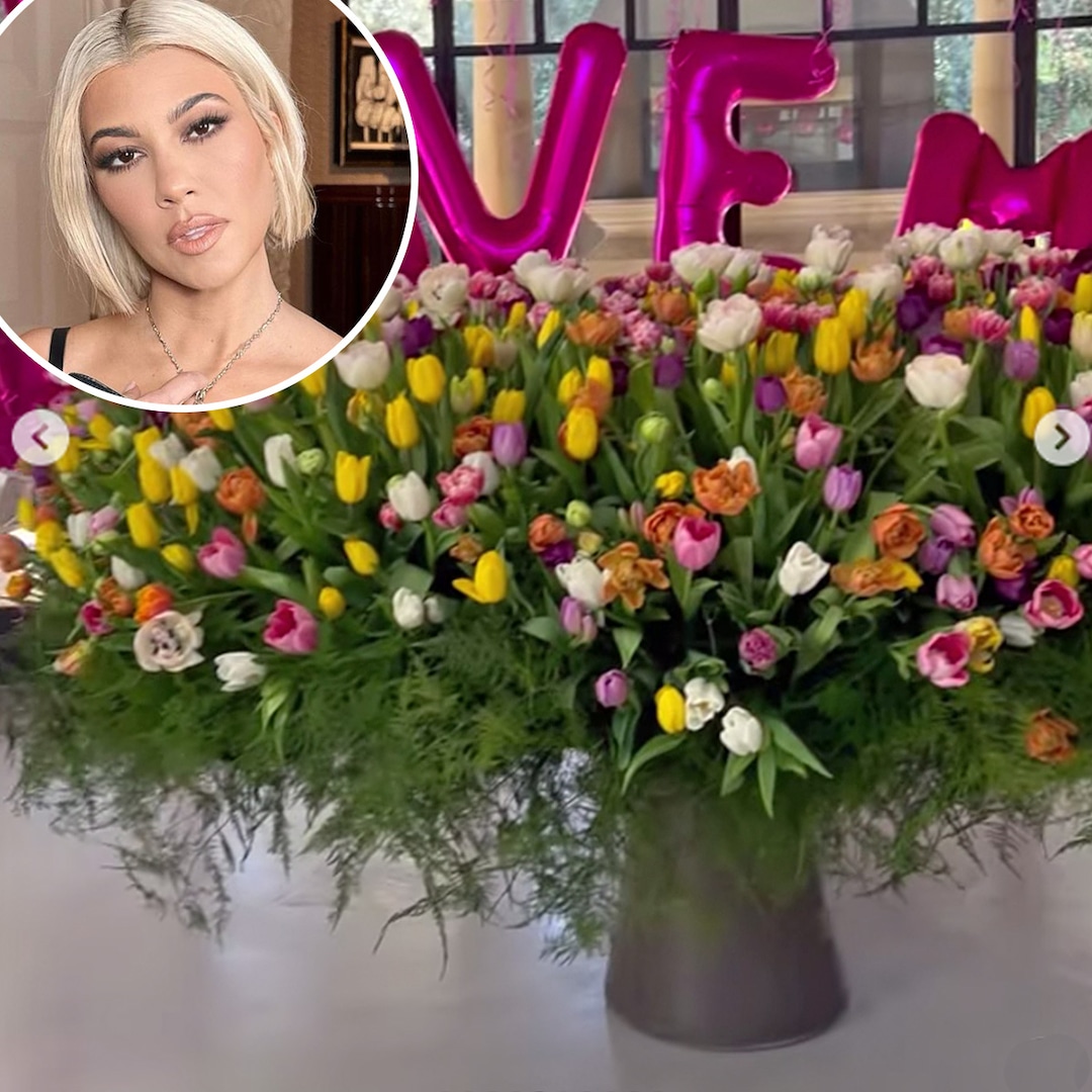 Kourtney Kardashian responded to criticism of her birthday flowers