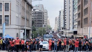 South Africa: Public sector workers protest, demand wage increase