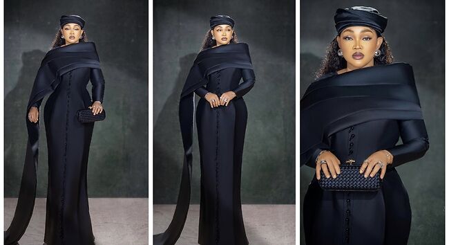 PHOTOS: Mercy Aigbe ‘Hajia Minnah’ excited about her new faith, steps out in style