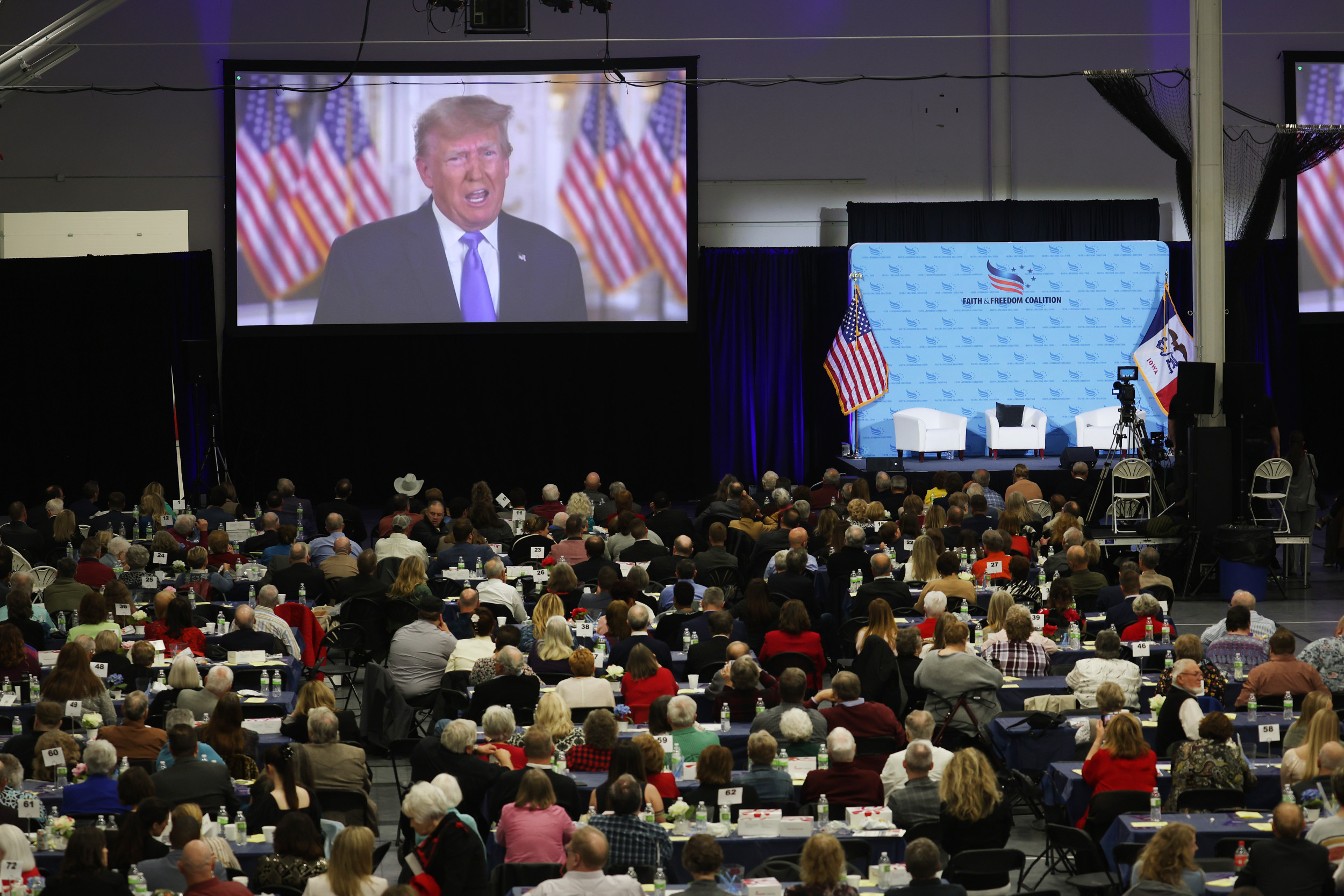 Trump Puts Abortion Front and Center in Iowa Speech After Being Slammed