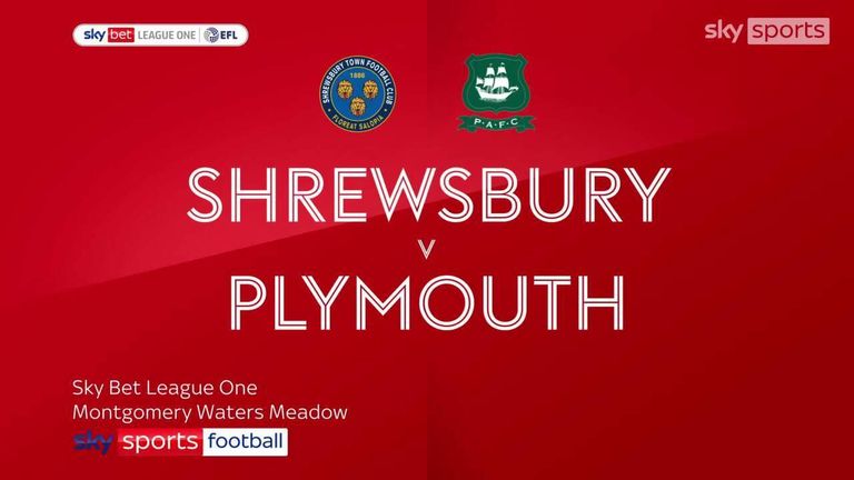 Shrewsbury 1-2 Plymouth | League One highlights | Video | Watch TV Show | Sky Sports